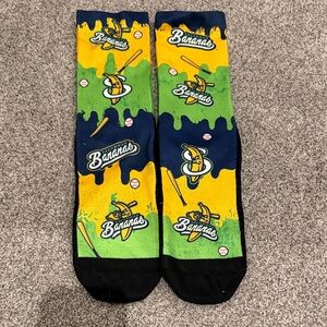 Savannah Bananas Themed Socks NWOT